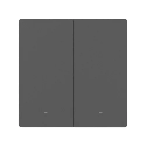 SONOFF SwitchMan M5 Wi-Fi / Matter smart wall switch, 2-gang, standalone version, (new) gray (M5-2C-86M)