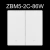 SONOFF SwitchMan M5 Zigbee smart wall switch, 2-gang, standalone version, white (ZBM5-2C-86W)