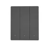 SONOFF SwitchMan M5 Wi-Fi / Matter smart wall switch, 3-gang, modular version, (new) gray (M5-3C-80M)