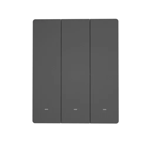 SONOFF SwitchMan M5 Wi-Fi / Matter smart wall switch, 3-gang, modular version, (new) gray (M5-3C-80M)