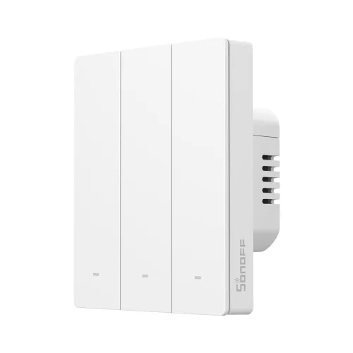 SONOFF SwitchMan M5 Zigbee smart wall switch, 3-gang, modular version, white (ZBM5-3C-80W)