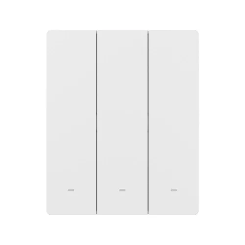 SONOFF SwitchMan M5 Zigbee smart wall switch, 3-gang, modular version, white (ZBM5-3C-80W)