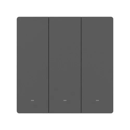 SONOFF SwitchMan M5 Wi-Fi / Matter smart wall switch, 3-gang, standalone version, (new) gray (M5-3C-86M)