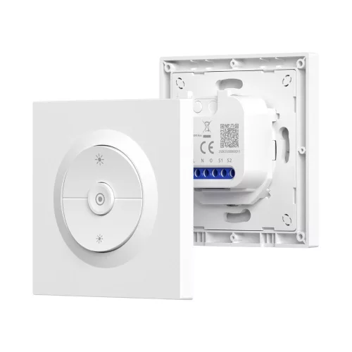 SONOFF Orb-DIM Matter over Wi-Fi Dimmer Wall Switch – dimmer switch with power monitoring, Matter, Wi-Fi, white (MINI-DIM-E)
