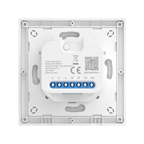 SONOFF Orb-ZBDIM Zigbee Dimmer Wall Switch – dimmer switch with power monitoring, Zigbee, white (MINI-ZBDIM-E)