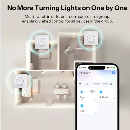 SONOFF Fusion Series Orb-ZBW1L – Zigbee Smart Wall Switch (No Neutral Required)  ZBMINIL2-E