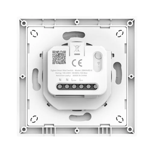 SONOFF Orb-ZBW1 – Single-circuit, phase+neutral mini relay module with switch, Zigbee, white