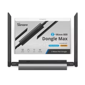   SONOFF Z-Wave 800 PoE Dongle Max – Z-Wave LR network adapter, Wi-Fi, PoE, USB, grey (Dongle-MZG23)