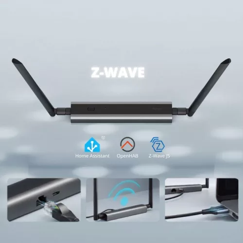 SONOFF Z-Wave 800 PoE Dongle Max – Z-Wave LR network adapter, Wi-Fi, PoE, USB, grey (Dongle-MZG23)