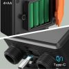 SONOFF Hydro DUO – two‑channel smart water valve with flow meter, Zigbee, black (SWV-ZF2E)