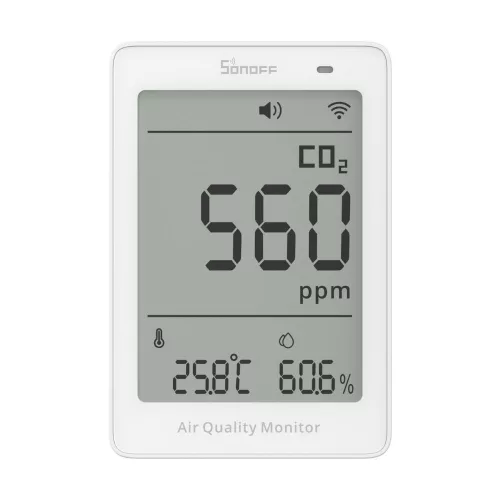 SONOFF AirGuard CO2 SAWF-08P – Matter Over Wi-Fi Air Quality Monitor