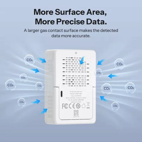 SONOFF AirGuard CO2 SAWF-08P – Matter Over Wi-Fi Air Quality Monitor