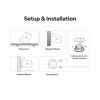 Sonoff SenseGuard Presence Core 24G – presense sensor (24GHz) with light sensor, Zigbee, Bluetooth, white (SNZB-06P24)