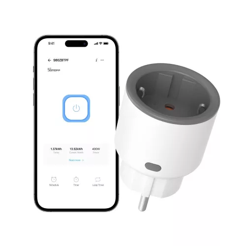SONOFF iPlug S60 Zigbee 3.0 Smart Plug (Type E/F)