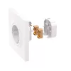 SONOFF WS01STPF-E – traditional wall socket for Fusion Orb, F-type, white