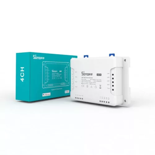 Sonoff 4CH (R3) WiFi smart 230V AC relay switch with 4 channels