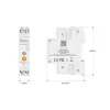 Sonoff Basic DIN Rail – Relay module, 1‑circuit, with energy monitoring, DIN‑rail mount, 32A, Zigbee, Bluetooth