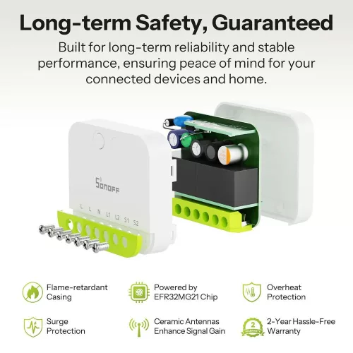 Sonoff MINI DUO  2-Gang Zigbee Smart Switch 