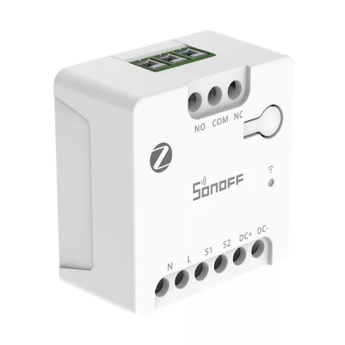 Sonoff Zigbee Dry Contact Smart Switch – Smart mini relay module with NO/NC output, Zigbee, white (MINI-ZBD)