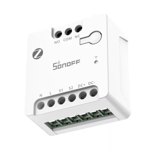 Sonoff Zigbee Dry Contact Smart Switch – Smart mini relay module with NO/NC output, Zigbee, white (MINI-ZBD)