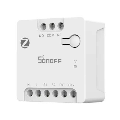 Sonoff Zigbee Dry Contact Smart Switch – Smart mini relay module with NO/NC output, Zigbee, white (MINI-ZBD)