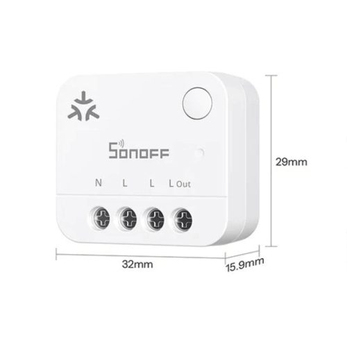 Sonoff Matter Over WiFi Power Meter – Single‑circuit energy meter, Matter, Wi‑Fi (MINI-1GP)
