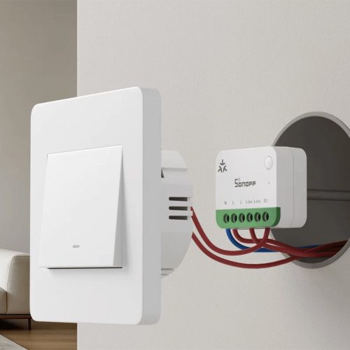 Sonoff MINI ONE PM – Relay module, single‑circuit, with energy monitoring, Wi‑Fi, Matter (MINI-1GSP)
