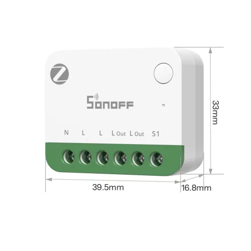 Sonoff MINI ONE PM – Relay module, 1‑circuit, with energy monitoring, Zigbee, Bluetooth (MINI-ZB1GSP)