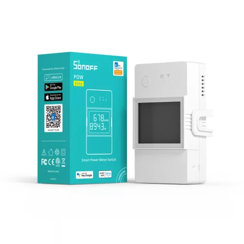 Sonoff POW Elite R3 (20A) WiFi smart relay with power meter and LCD display (POWR320D)