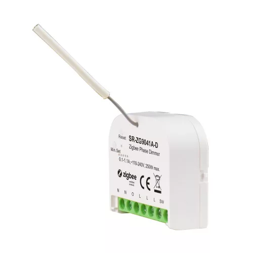 Sunricher Zigbee retrofit smart dimmer, 230V AC no neutral, 250W (SR-ZG9041A-D)