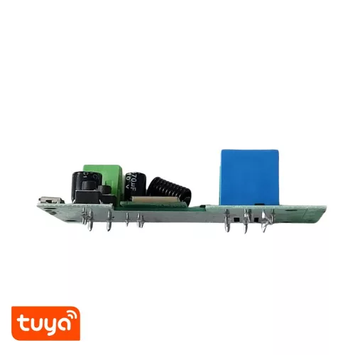 TuyaSmart 1CH 5V-32V AC/DC  – One-gang, Wi-Fi, RF, smart relay with NO/NC contacts