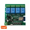 TuyaSmart 4CH 5V-32V AC/DC – Four-gang, Wi-Fi , RF, smart relay with NO/NC contacts