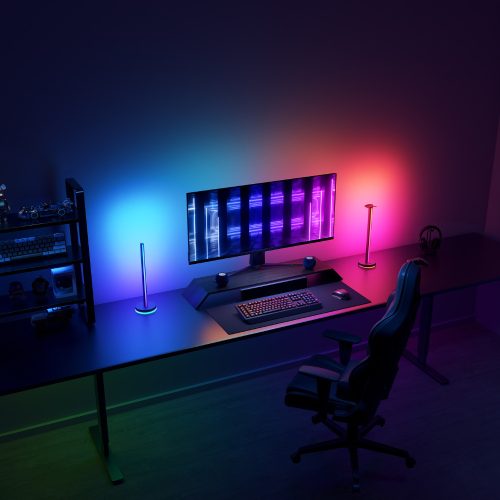 Yeelight Beam RGBIC light bar - smart Wi-Fi desk gamer gamer LED light set (2 pcs light bars), Matter compatible (YLFWD-0021)